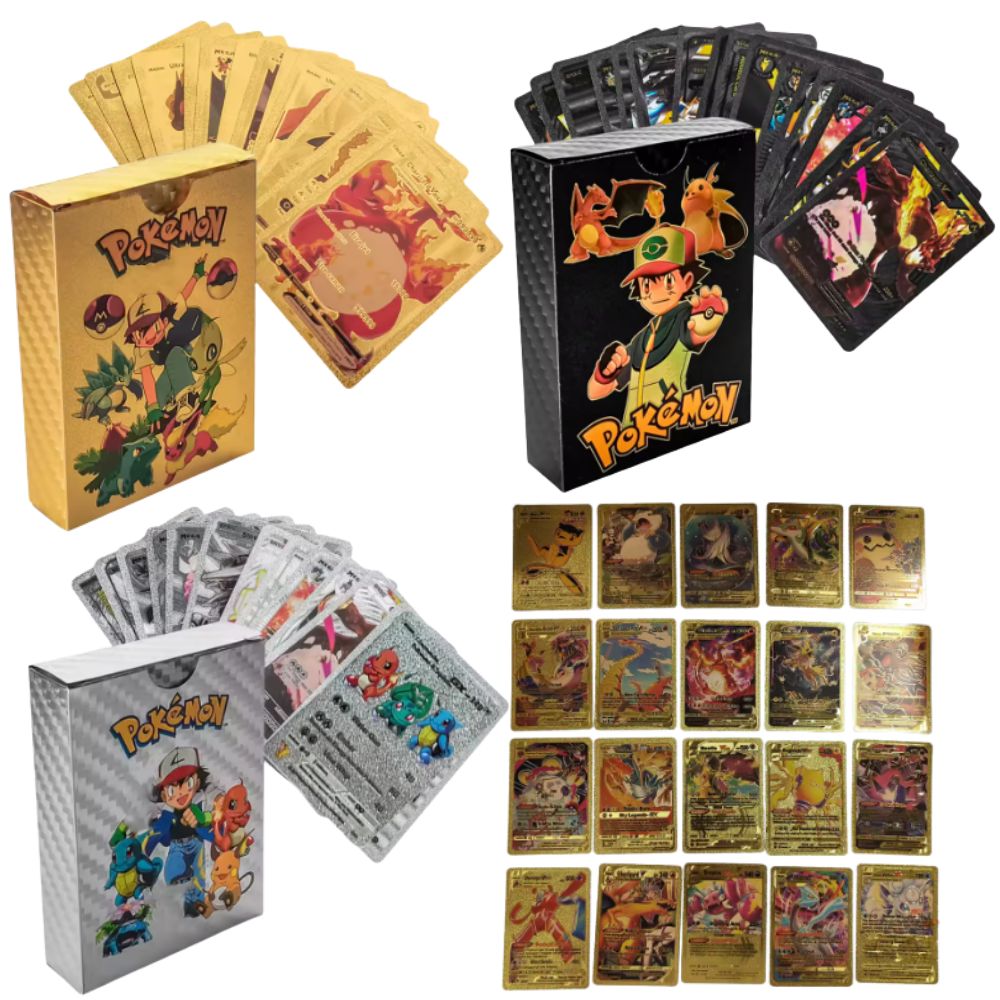 Party Games In Spanish - 55 Cartes Pokémon Vmax GX Boîte
