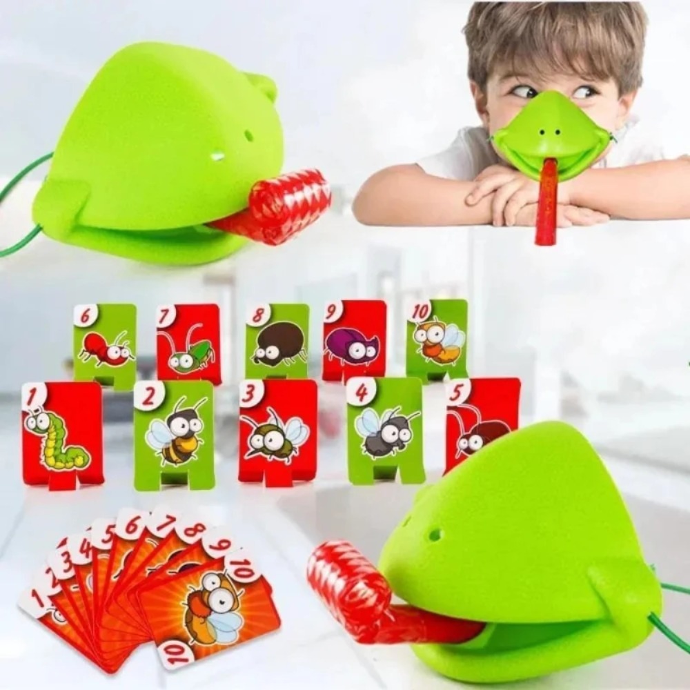 Party Family Games - Masque de grenouille et de lézard,
