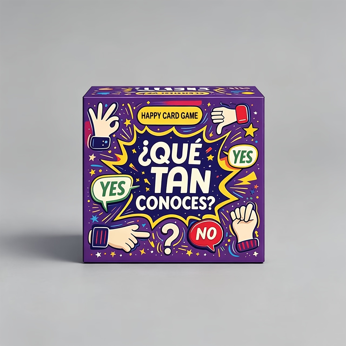 Party Games In Spanish - Mini jeu de cartes de questions