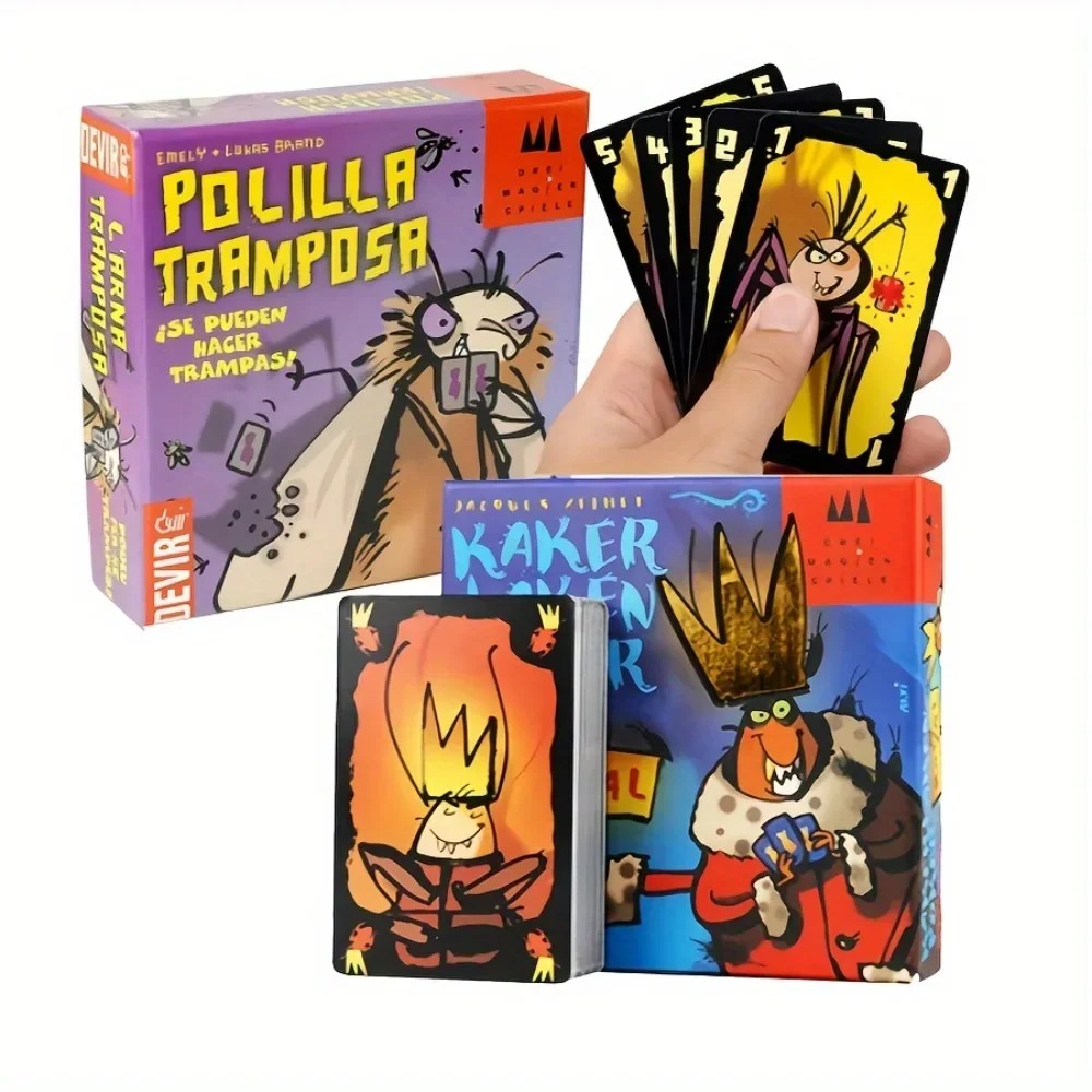 Party Games In Spanish - Polilla Tramposa Español jeu de cartes