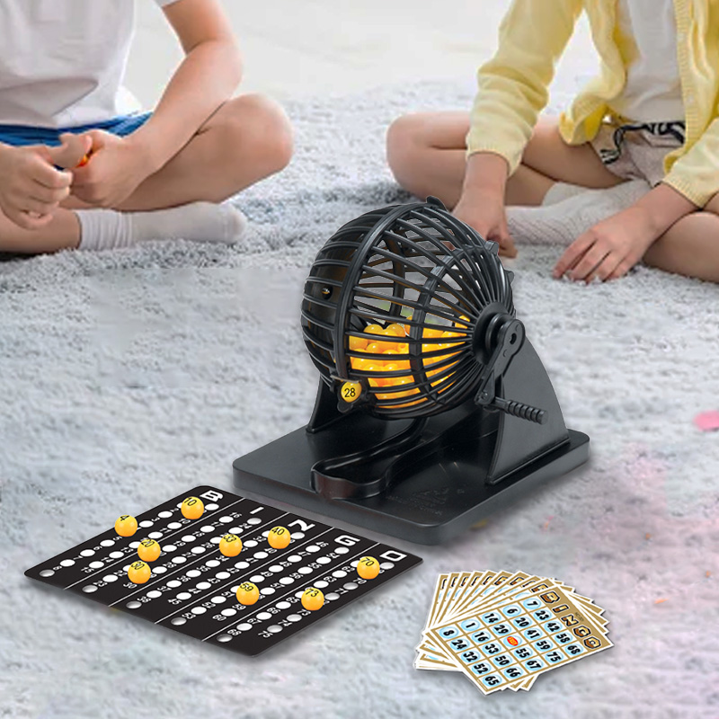 Party Games For Large Groups - Machine de loterie de Bingo, piquets