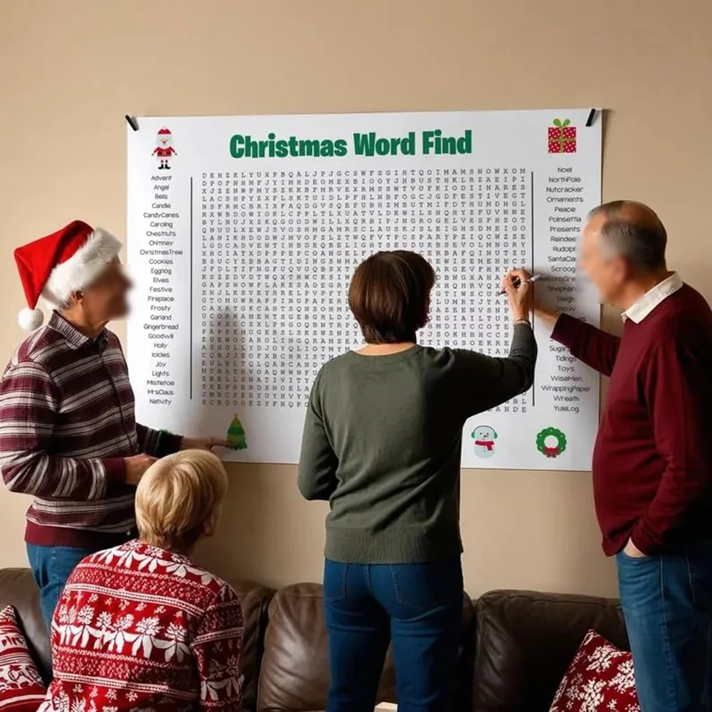 Party Games For Large Groups - Grande affiche de jeu de mots