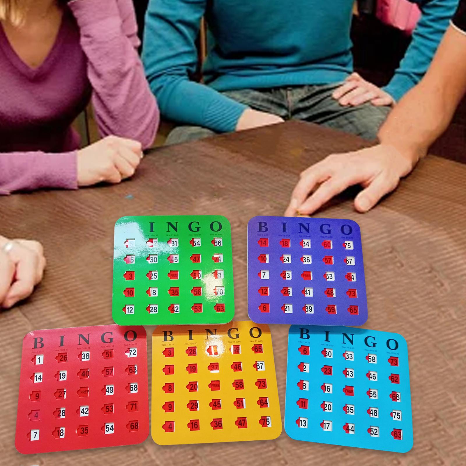 Party Games For Large Groups - Carton de Bingo imprimé grande, 5