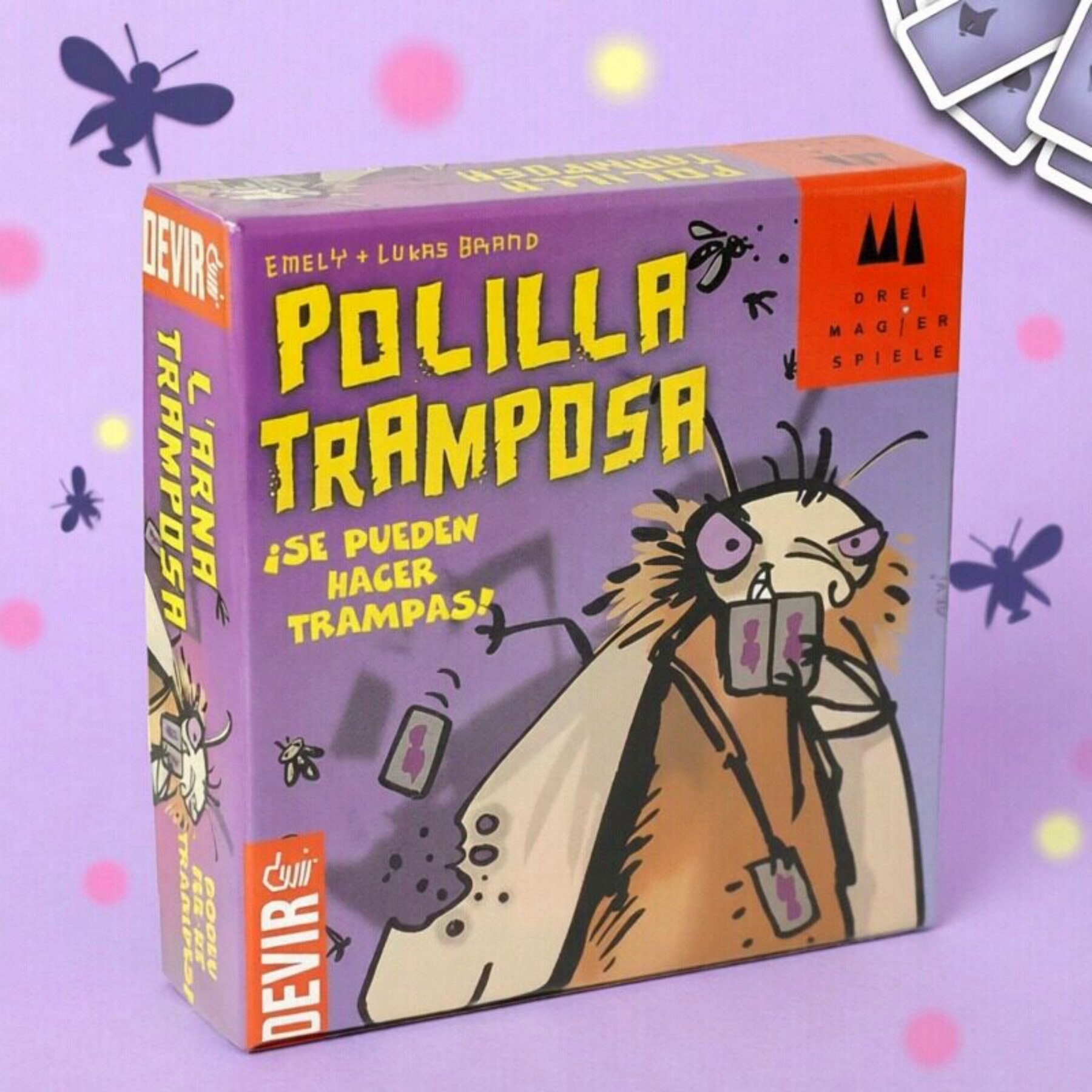 Party Games In Spanish - Jeu de cartes espagnol Polilla Tramposa