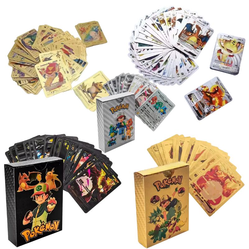 Party Games In Spanish - 55 cartes Vmax GX dorées à