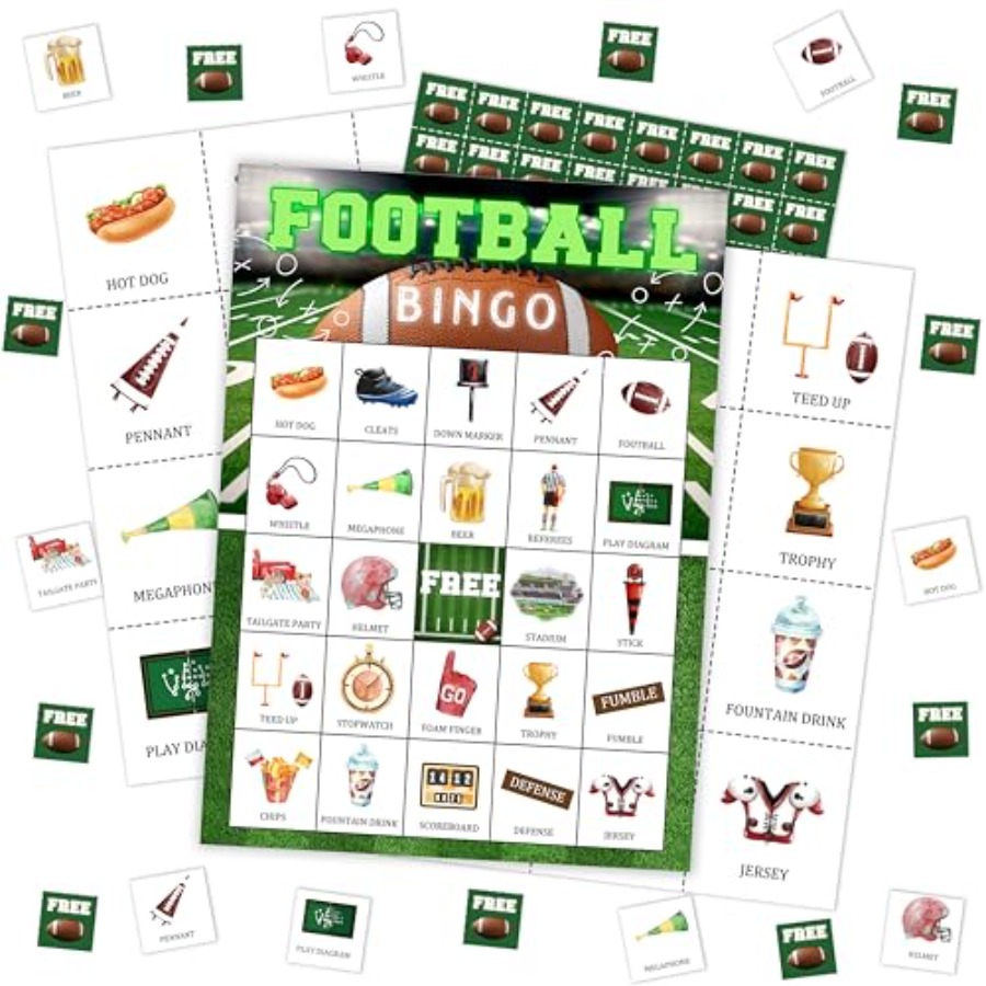 Party Games For Large Groups - Cartes de jeu de bingo sur