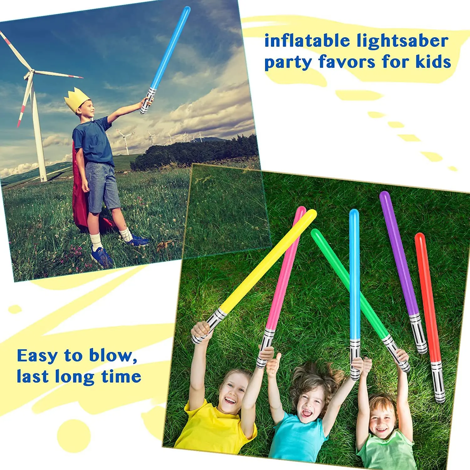 Sabre laser gonflable Kawaii d - Party Games Kids Outdoor avis et prix