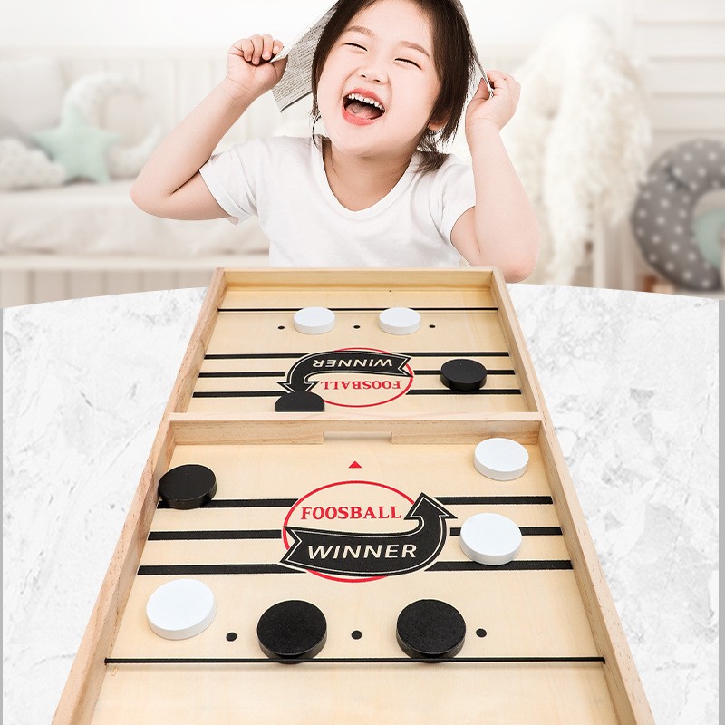 Jeu de société 2-en-1 en bois  - Party Family Games avis et prix