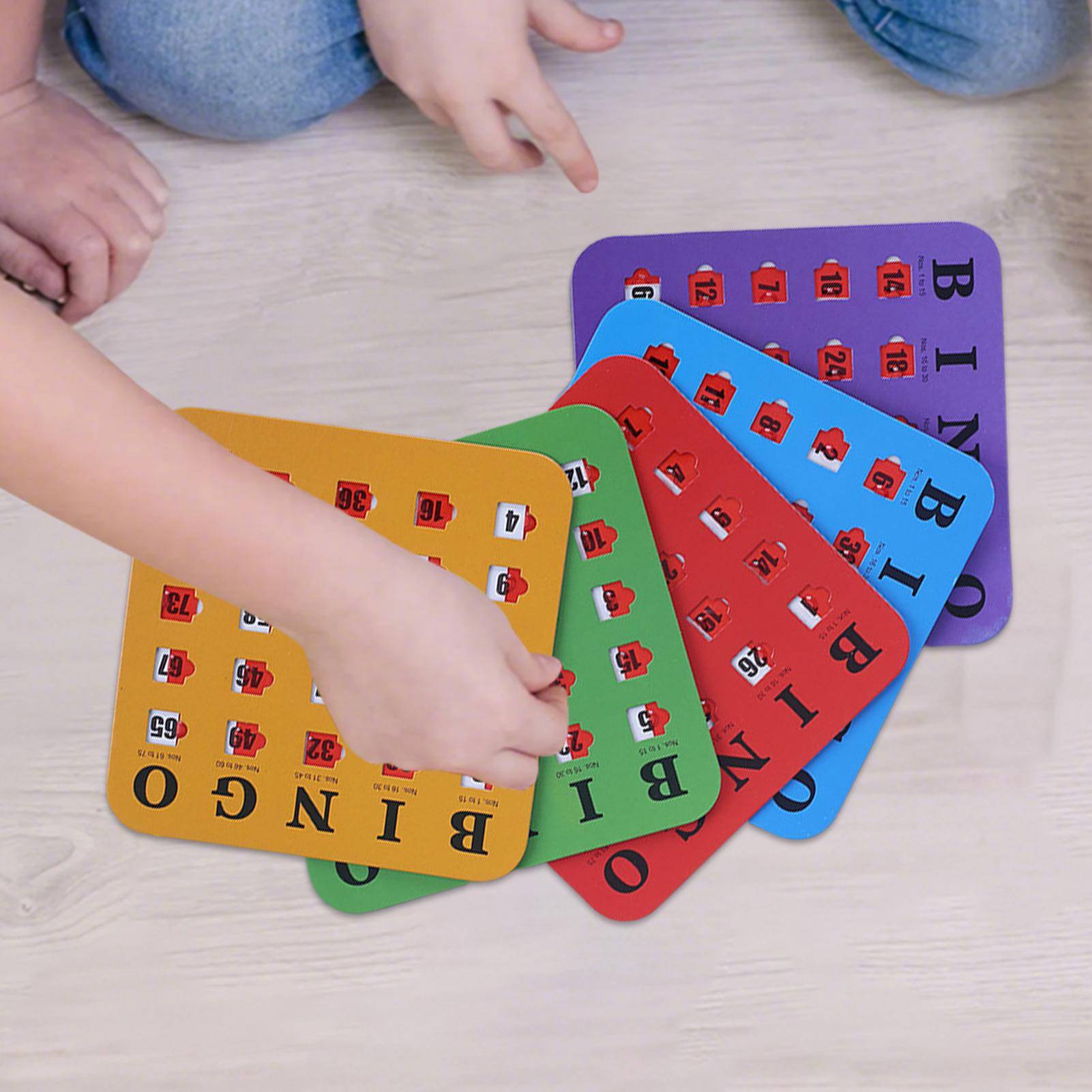 5 cartes de jeu de Bingo à gra - Party Games For Large Groups avis et prix