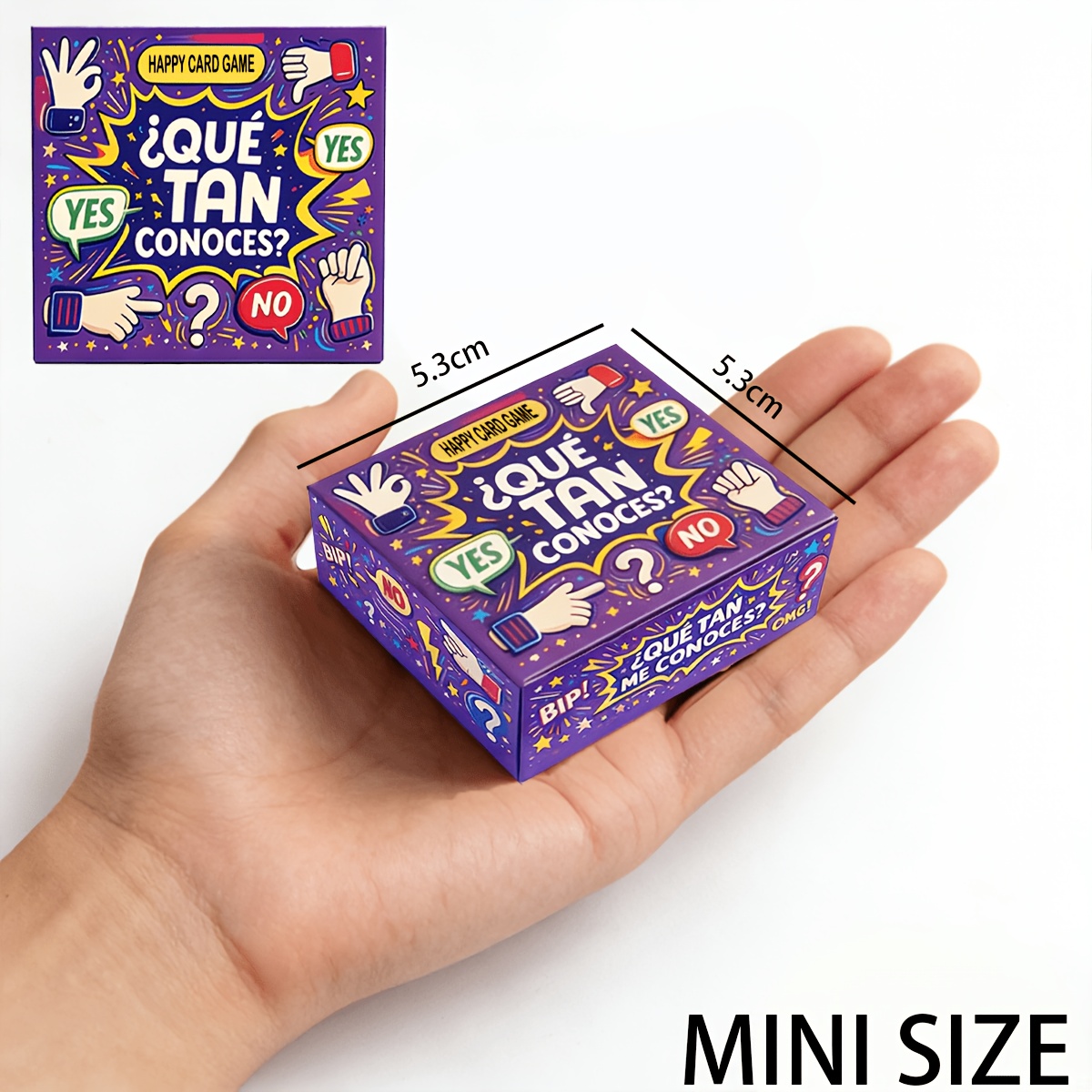 Mini jeu de cartes de question - Party Games In Spanish avis et prix