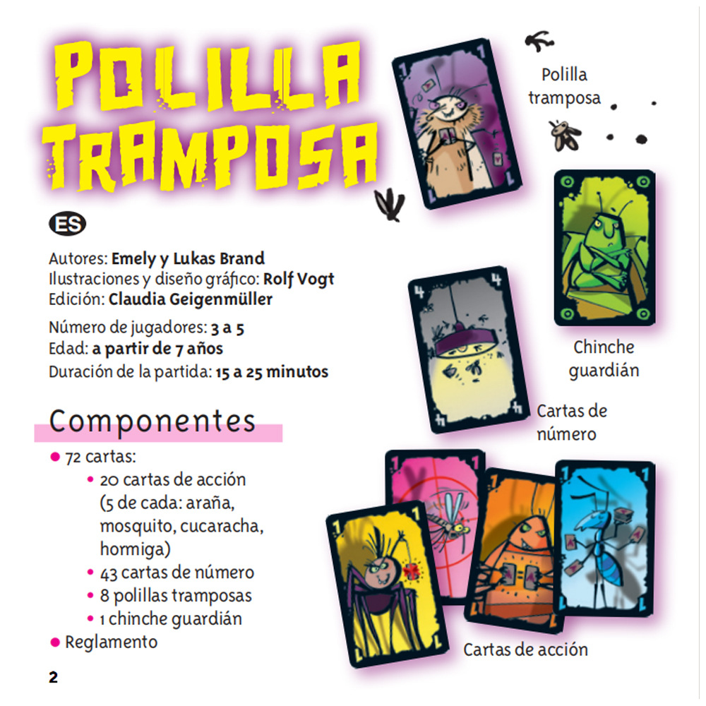 Polilla Tramposa Español jeu d - Party Games In Spanish avis et prix