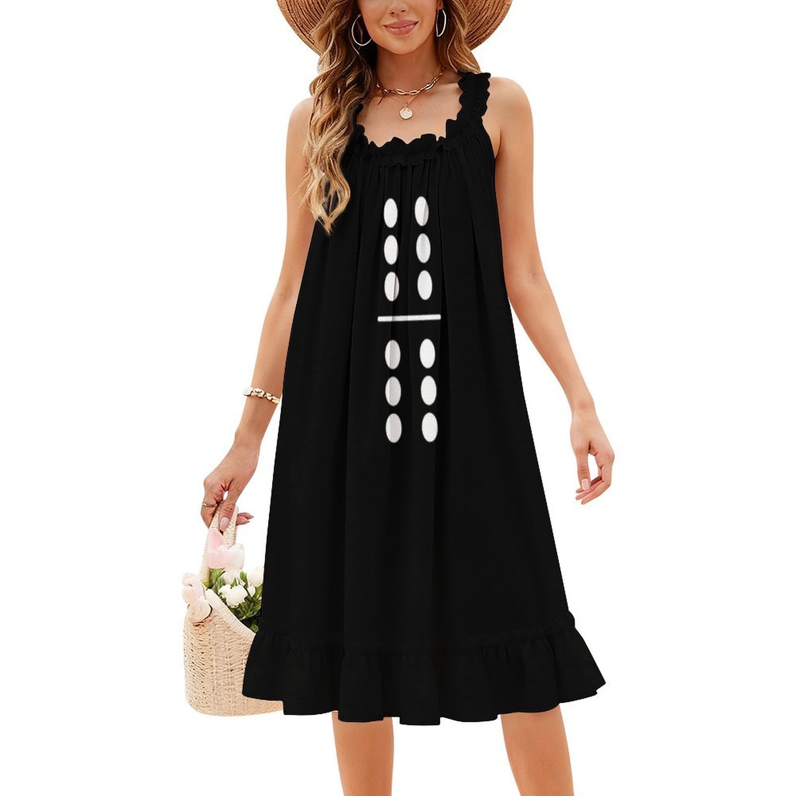 Costume de dominos 6-6 Double  - Party Games Simple avis et prix