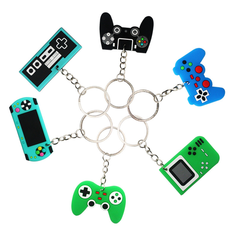 Porte-clés en PVC, 6/12 pièces - Party Games Console avis et prix