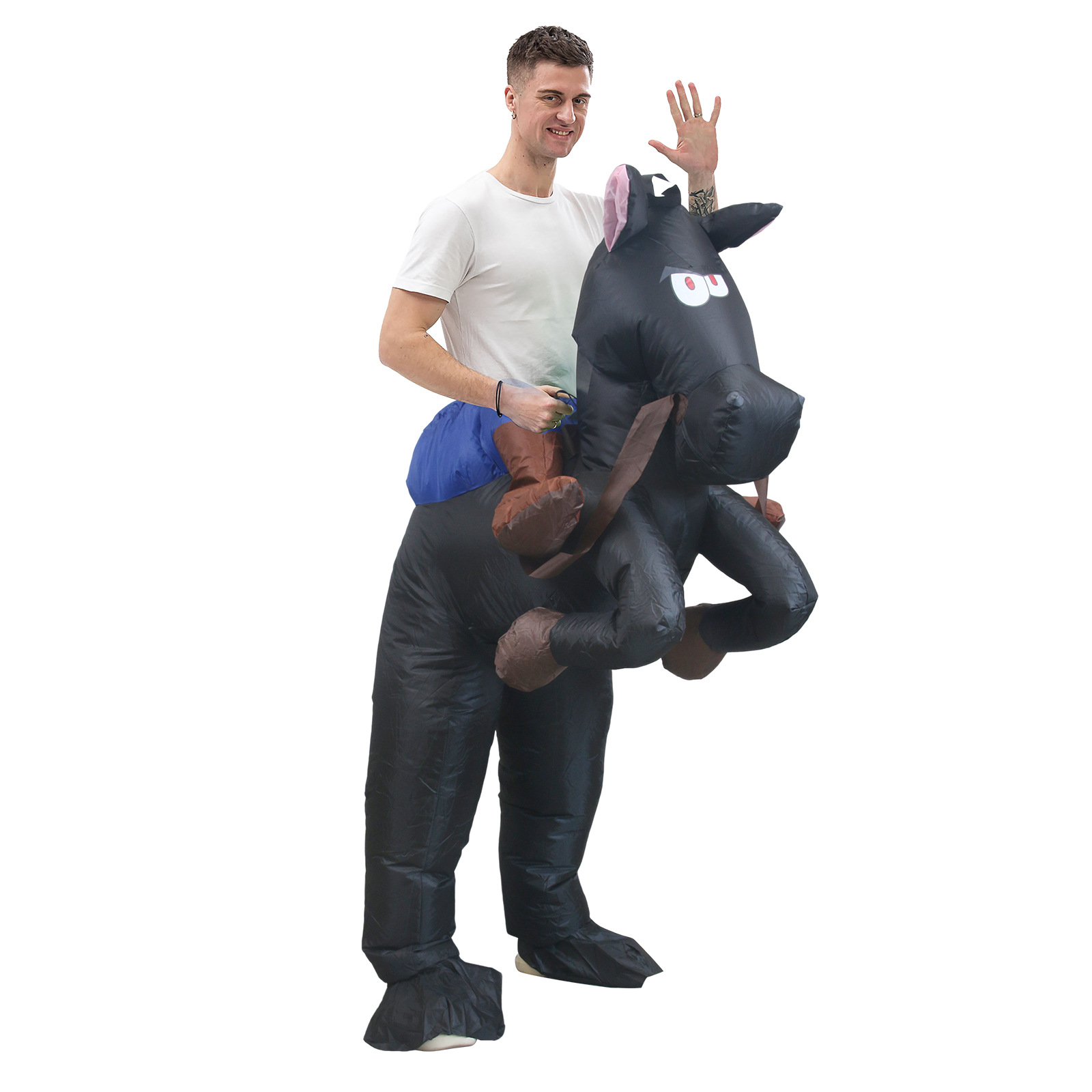 Costume de Cowboy Gonflable Am - Party Games In Spanish avis et prix