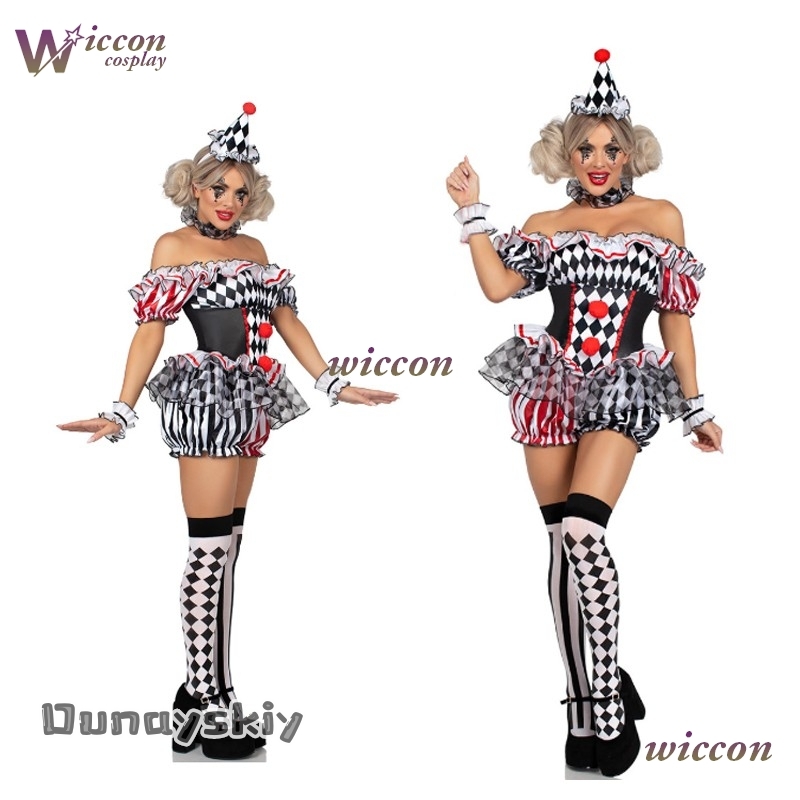 Costume de Cosplay de Clown po - Party Games Online Free avis et prix