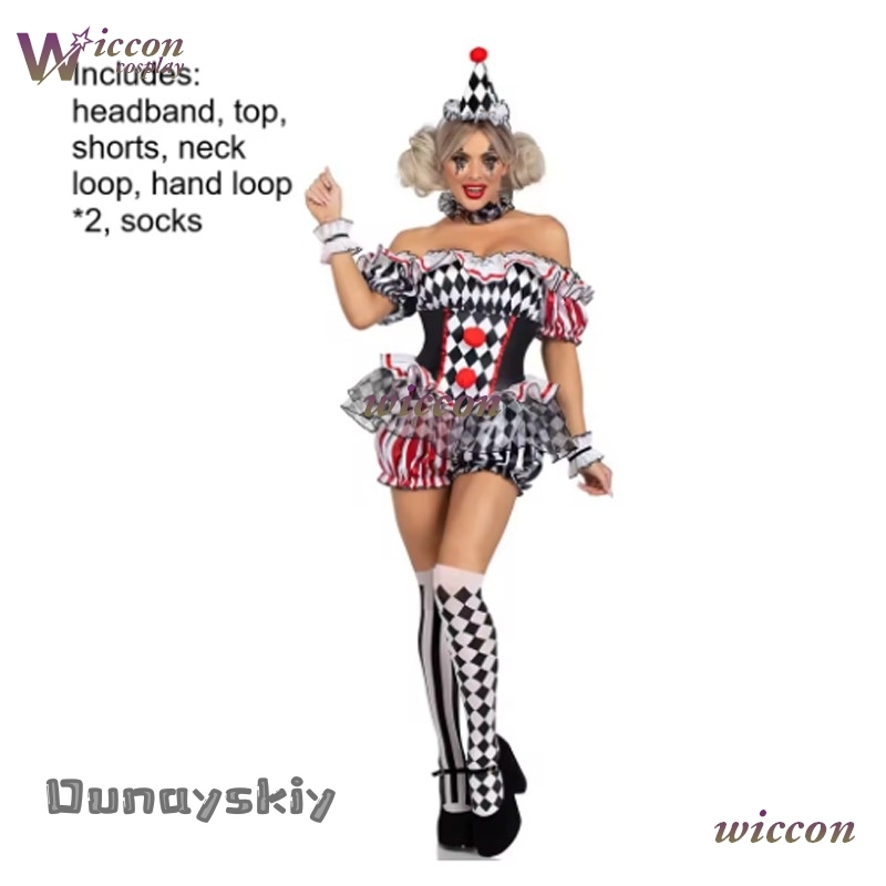 Costume de Cosplay de Clown po - Party Games Online Free avis et prix
