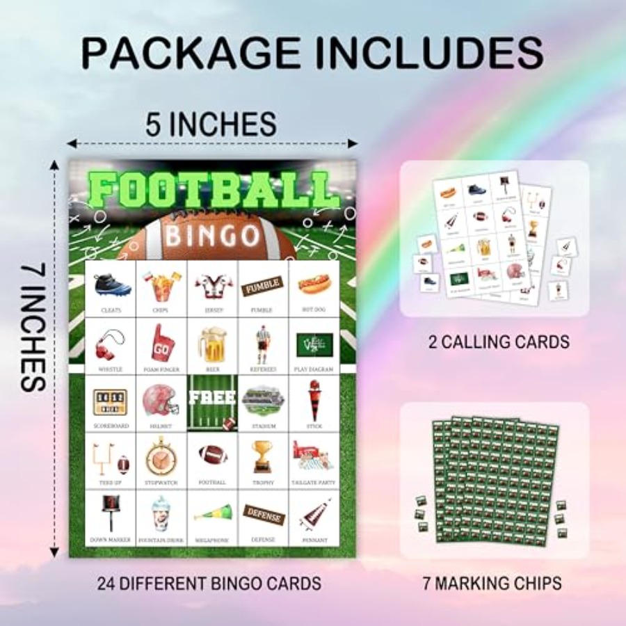 Cartes de jeu de bingo sur le  - Party Games For Large Groups avis et prix